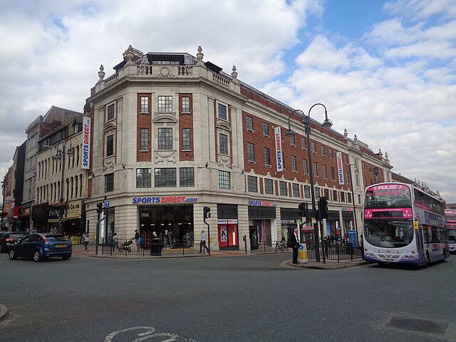 The former Odeon cinema, now Sports Direct