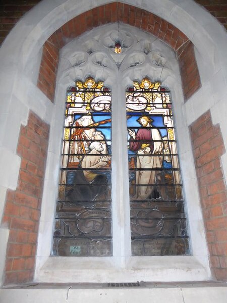 File:St. Mark, Woodcote, stained glass window (m) - geograph.org.uk - 5692908.jpg