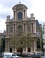 Façade de l'église Saint-Gervais-Saint-Protais de Paris.