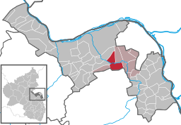 Läget för Stadecken-Elsheim i Landkreis Mainz-Bingen