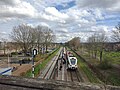 Arriva GTW op het station, gezien vanaf de loopbrug