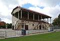 English: The No. 1 grandstand at Central Park, the home of the Stawell Gift, in Stawell, Victoria