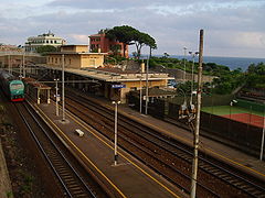 Italiano: Stazione ferroviaria di Genova Quarto dei Mille English: Genova Quarto dei Mille train station
