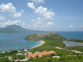A view of Nevis island from the southeastern peninsula of Saint Kitts Stkitts-view-lookingatsea.jpg