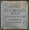 Stolperstein Kurfürstendamm 100 Felix Kühnberg.JPG