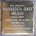 Stolperstein für Margherita Bondi Milan (Rom) .jpg