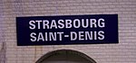 Strasbourg – Saint-Denis (Métro Paris)