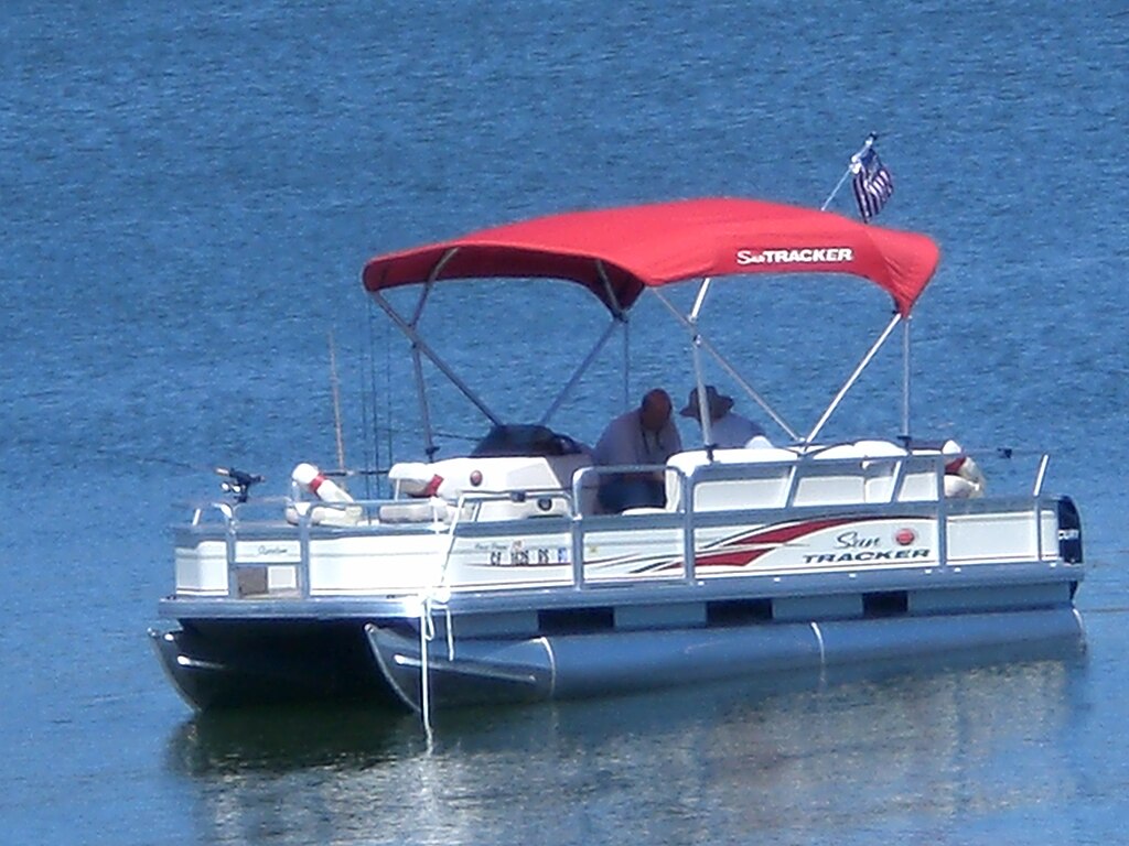 Wife wanted a party barge and I wanted a bass boat so we compromised on a bass  buggy 16, super excited for my first boat! : r/boating