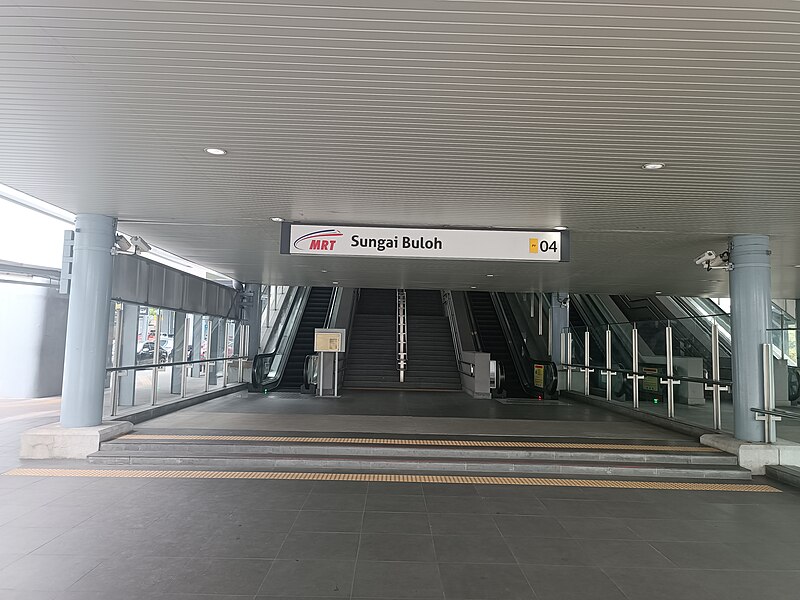 File:Sungai Buloh MRT Station Entrance A (230405).jpg