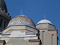 Synagogue. Listed ID -1799. Cupolas. - Vármegye Rd., Gyöngyös.JPG