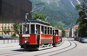 Powered tramcar 53 (1910) and unpowered trailer 111 (1900) are now housed, 