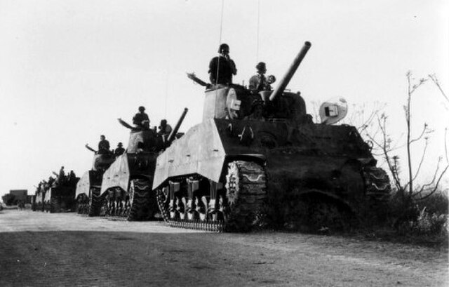 Sherman tanks of the Israeli forces in 1948