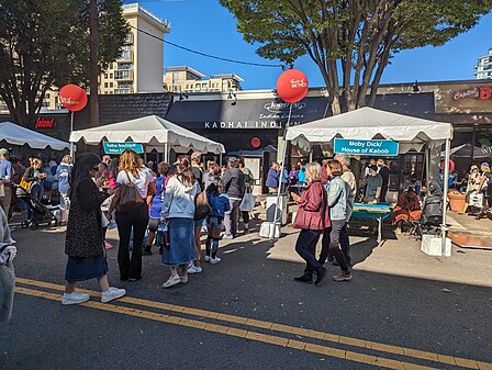 Norfolk Avenue during Taste of Bethesda 2023