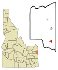 Thumbnail for File:Teton County Idaho Incorporated and Unincorporated areas Victor Highlighted.svg