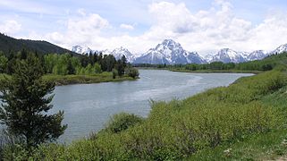 Tetons from Oxbow Bend overlook