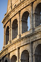 The Colosseum archs, Rome, Italy