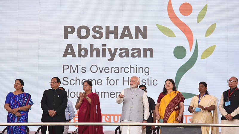 File:The Prime Minister, Shri Narendra Modi launching the National Nutrition Mission, at a function, in Jhunjhunu, Rajasthan.jpg