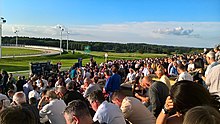 The betting ring on 2018 Derby final night.jpg