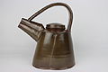 Thrown, Altered, Salt Glazed teapot by Walter Keeler (YORYM-2004.1.1882).JPG