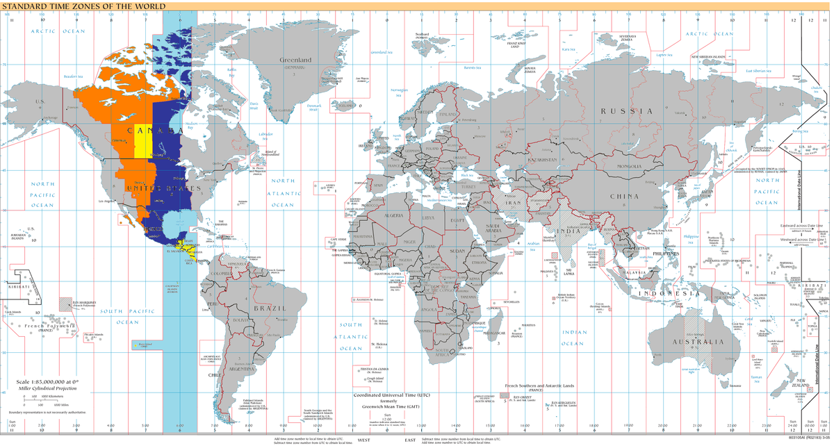 Central Standard Time Zone Map Utc 06 00 Wikipedia