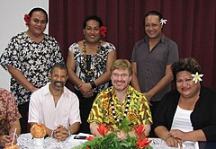 Leaders of the Samoa Fa’afafine Association with U.S. Ambassador Huebner in Samoa