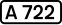 UK road A722.svg