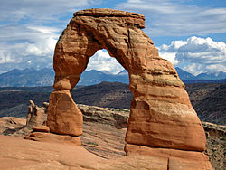 Delicate Arch in پارک ملی آرچز near Moab