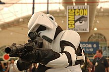 Cosplay of scout trooper