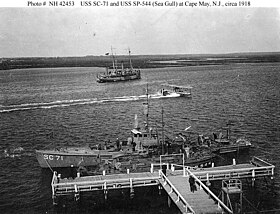 USS SC-71 at Cape May, ca.1918