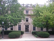 The Thomas Henry Simpson Memorial Institute for Medical Research was constructed in 1924 as the result of a donation from the widow of iron magnate Thomas H. Simpson, in memory of her late husband, who succumbed to pernicious anemia University of Michigan August 2013 102 (Simpson Memorial Institute).jpg
