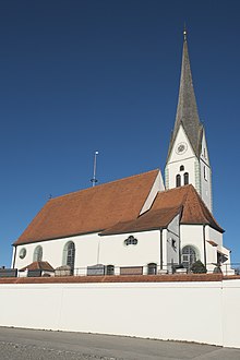 römisch-katholische Pfarrkirche Zur Schmerzhaften Muttergottes in Unterfinning