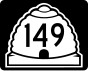 Markierung State Route 149