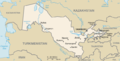 Image 5Map of Uzbekistan (from History of Uzbekistan)
