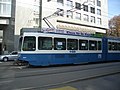 tram in Zurich