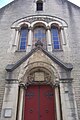 Façade d'entrée du temple