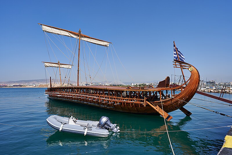 File:View of the trireme Olympias on September 1, 2020.jpg