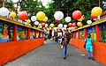 Visitors decoration Idol of 2017 Durga Puja South Kolkata area 21