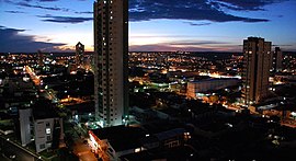 Vista da Zona Central de Rio Verde