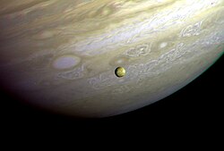 Jupiter and Io Voyager 2 Jupiter Io.jpg