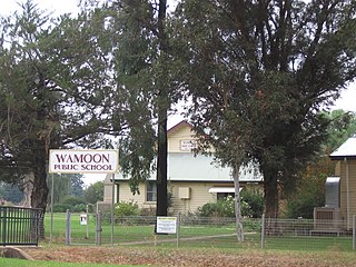 Wamoon Town in New South Wales, Australia