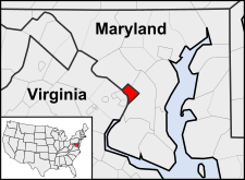 Вашингтон, округ Колумбия локатор map.svg