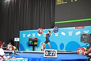 Deutsch: Gewichtheben bei den Olympischen Jugendspielen 2018; Tag 1, 7. Oktober 2018; Jungen 56 kg English: Weightlifting at the 2018 Summer Youth Olympics at 7 October 2018 – Boys' 56 kg