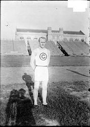 William Hogensen gewann Bronze über 100 und 200 Meter sowie Silber über 60 Meter