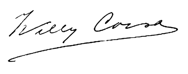 Signature de Willy Corsari