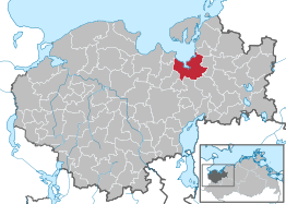 Kaart van Wismar