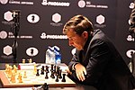 Thumbnail for File:World Chess Championship 2016 Game 1 - 13.jpg