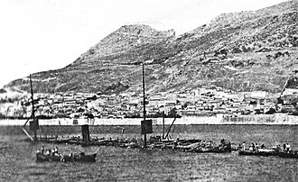 Utopia Wreck of the SS Utopia in Gibraltar Harbour.jpg