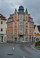 * Nomination Building at Ziegenbalgplatz 6 in Pulsnitz, Saxony, Germany. --Tournasol7 06:58, 26 March 2021 (UTC) * Promotion  Support A bit much uninteresting foreground but o.k. --Ermell 07:47, 26 March 2021 (UTC)