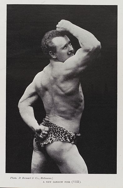 File:"A New Sandow Pose (VIII)", Eugen Sandow Wellcome L0035270.jpg