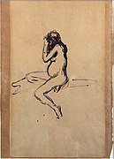 Femme nue (Naked woman) by Antoine Bourdelle